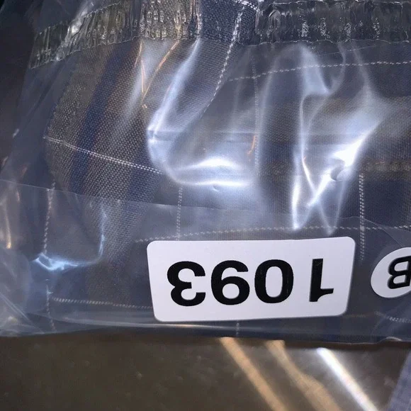 Eddie Bauer Blue Brown Plaid Flannel Long‎ Sleeve Shirt Mens XL - Picture 8 of 8